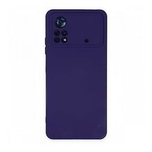 BSSM Nano içi Kadife Silikon - Mor Xiaomi Poco X4 Pro 5G Kılıf