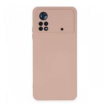BSSM Nano içi Kadife Silikon - Pudra Xiaomi Poco X4 Pro 5G Kılıf