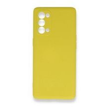BSSM Nano İçi Kadife Silikon - Sarı Oppo Reno 5 Pro Kılıf