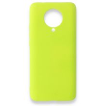 BSSM Nano içi Kadife Silikon - Sarı Xiaomi Redmi K30 Pro Kılıf