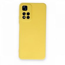 BSSM Nano İçi Kadife Silikon - Sarı Xiaomi Redmi Note 11 Pro Plus 5G Kılıf