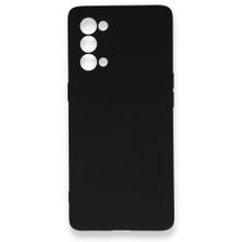 BSSM Nano İçi Kadife Silikon - Siyah Oppo Reno 5 Pro Kılıf