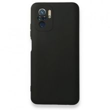 BSSM Nano içi Kadife Silikon - Siyah Xiaomi Redmi Note 10 Kılıf