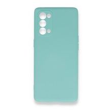 BSSM Nano İçi Kadife Silikon - Turkuaz Oppo Reno 5 Pro Kılıf