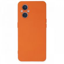 BSSM Nano İçi Kadife Silikon - Turuncu Oppo Reno 7 Lite Kılıf