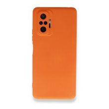 BSSM Nano İçi Kadife Silikon - Turuncu Xiaomi Redmi Note 10 Pro Kılıf
