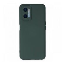 BSSM Oppo A96 Nano İçi Kadife Silikon Koyu Yeşil Kılıf