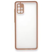 BSSM Pembe Samsung Galaxy A71 Montreal Silikon Kapak Kılıf