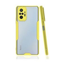 BSSM Platin Silikon - Sarı Xiaomi Redmi Note 10 Pro Kılıf