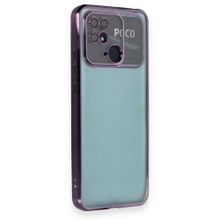 BSSM Razer Lensli Silikon - Mor Xiaomi Redmi 10C Kılıf