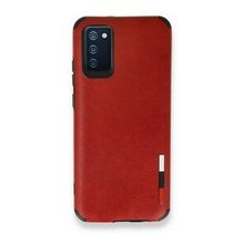 BSSM Samsung Galaxy A03S Loop Deri Silikon Kırmızı Kılıf