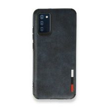 BSSM Samsung Galaxy A03S Loop Deri Silikon Lacivert Kılıf