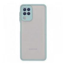 BSSM Samsung Galaxy A22 Montreal Silikon Kapak Turkuaz Kılıf