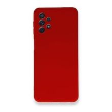 BSSM Samsung Galaxy A52 Nano içi Kadife Silikon - Kırmızı Kılıf