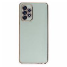 BSSM Samsung Galaxy A52 Volet Silikon Açık Yeşil Kılıf