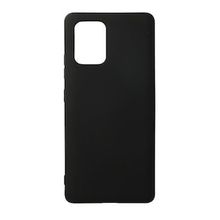 BSSM Samsung Galaxy A91 S10 Lite Nano İçi Kadife Silikon Siyah Kılıf