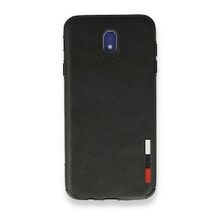 BSSM Samsung Galaxy J7 Pro J730 Loop Deri Silikon Siyah Kılıf