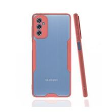 BSSM Samsung Galaxy M52 5G Platin Silikon Pembe Kılıf
