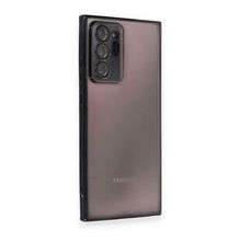 BSSM Samsung Galaxy Note 20 Ultra Razer Lensli Silikon Siyah Kılıf
