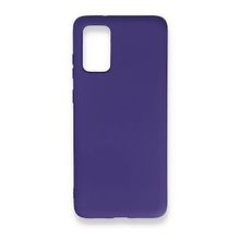 BSSM Samsung Galaxy S20 Plus Nano İçi Kadife Silikon Mor Kılıf