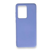BSSM Samsung Galaxy S20 Ultra Nano İçi Kadife Silikon Lila Kılıf