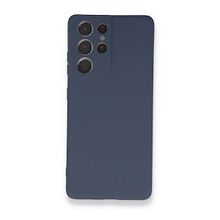 BSSM Samsung Galaxy S21 Ultra Nano İçi Kadife Silikon Gri Kılıf