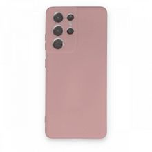 BSSM Samsung Galaxy S21 Ultra Nano İçi Kadife Silikon Pudra Kılıf