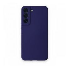 BSSM Samsung Galaxy S22 Plus Nano İçi Kadife Silikon Mor Kılıf