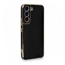 BSSM Samsung Galaxy S22 Plus Volet Silikon Siyah Kılıf