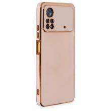 BSSM Volet Silikon - Pembe Xiaomi Poco X4 Pro 5G Kılıf