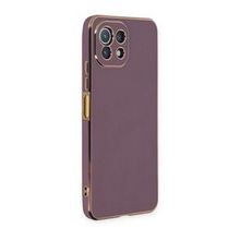 BSSM Xiaomi Mi 11 Lite Volet Silikon Mor Kılıf