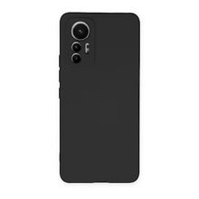 BSSM Xiaomi Mi 12 Lite Nano İçi Kadife Siyah Silikon Kılıf