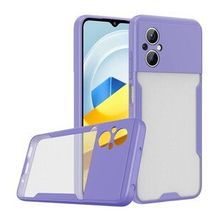 BSSM Xiaomi Poco M5 Platin Silikon Lila Kılıf
