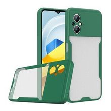 BSSM Xiaomi Poco M5 Platin Silikon Yeşil Kılıf