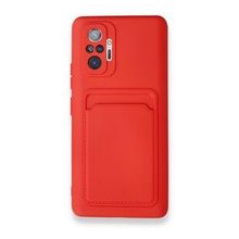 BSSM Xiaomi Redmi Note 10 Pro Kelvin Kartvizitli Silikon Kırmızı Kılıf