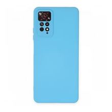 BSSM Xiaomi Redmi Note 11 Pro Nano İçi Kadife Silikon Mavi Kılıf