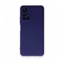 BSSM Xiaomi Redmi Note 11T Nano İçi Kadife Silikon Mor Kılıf