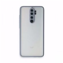 BSSM Xiaomi Redmi Note 8 Pro Montreal Silikon Kapak Gri Kılıf
