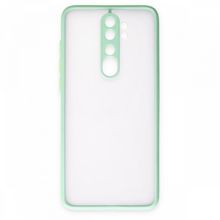 BSSM Xiaomi Redmi Note 8 Pro Montreal Silikon Kapak Turkuaz Kılıf