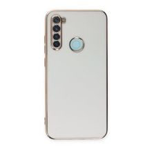 BSSM Xiaomi Redmi Note 8 Volet Silikon Beyaz Cep Telefonu Kılıfı
