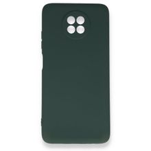 BSSM Xiaomi Redmi Note 9 5G Nano İçi Kadife Silikon Koyu Yeşil Kılıf