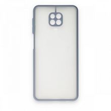 BSSM Xiaomi Redmi Note 9 Montreal Silikon Kapak Gri Kılıf