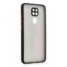 BSSM Xiaomi Redmi Note 9 Montreal Silikon Kapak Siyah Kılıf