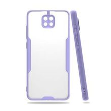 BSSM Xiaomi Redmi Note 9 Platin Silikon Lila Kılıf