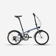 Btwin Fold 120 20 Jant 6 Vites Gri Katlanır Bisiklet