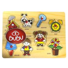 Bubu Mutfak Eşyaları 8 Parça Puzzle