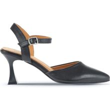 Bueno Shoes 01WA1403 Siyah Deri Kadın Topuklu Ayakkabı