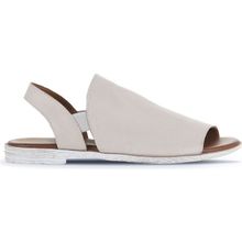 Bueno Shoes 01WA3008 Gri Deri Kadın Düz Sandalet