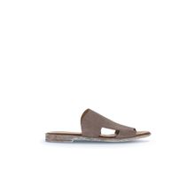 Bueno Shoes 01WA3012 Gri Koyu Alf Süet Düz Kadın Terlik