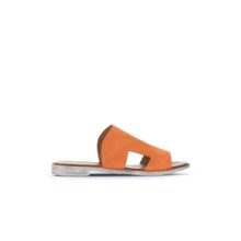 Bueno Shoes 01WA3012 Turuncu Alf Süet Kadın Düz Terlik